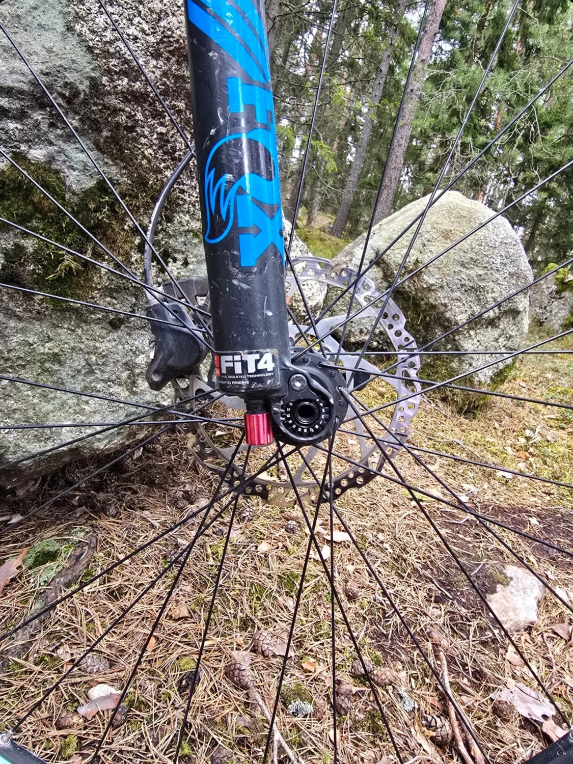 Scott scale 935 mountainbike svart/grön/blå - 4