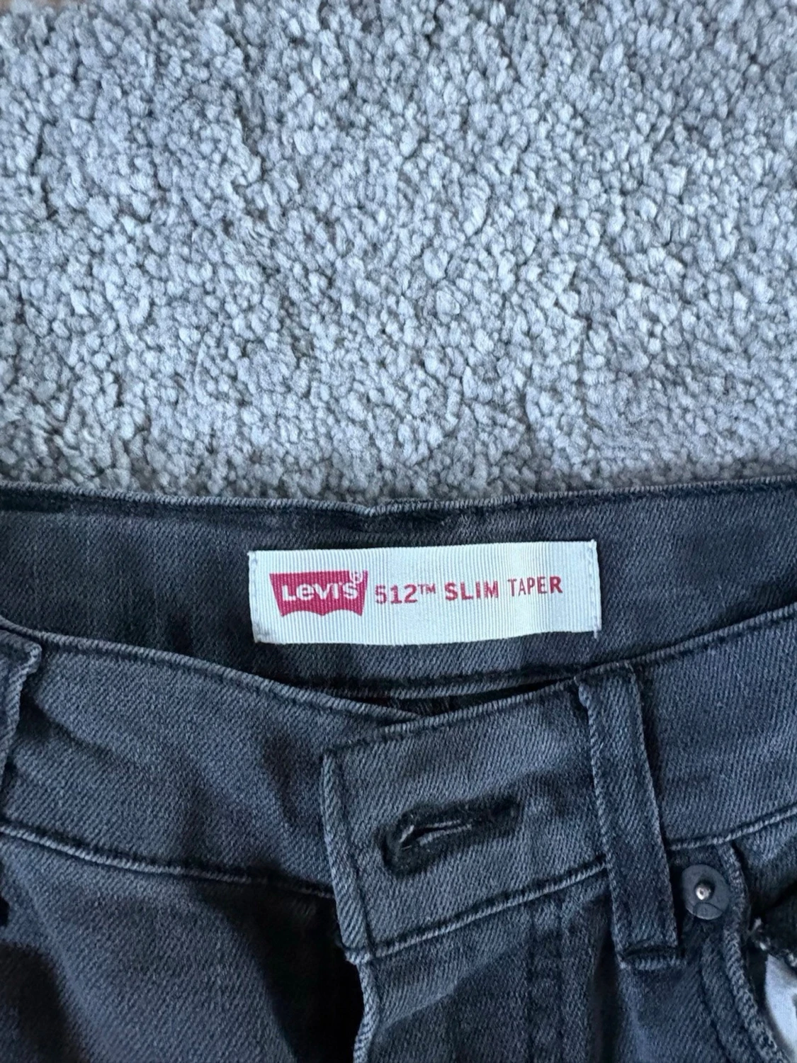 Levi's 512 Slim Taper svarta jeans - 1
