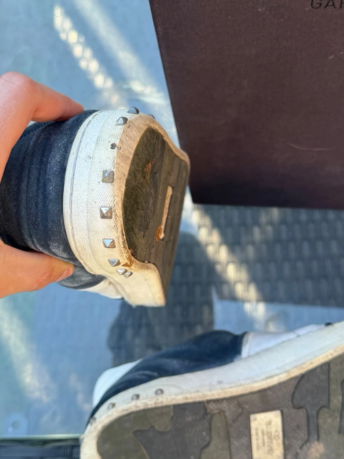Valentino Garavani flycrew blåa sneakers - 5