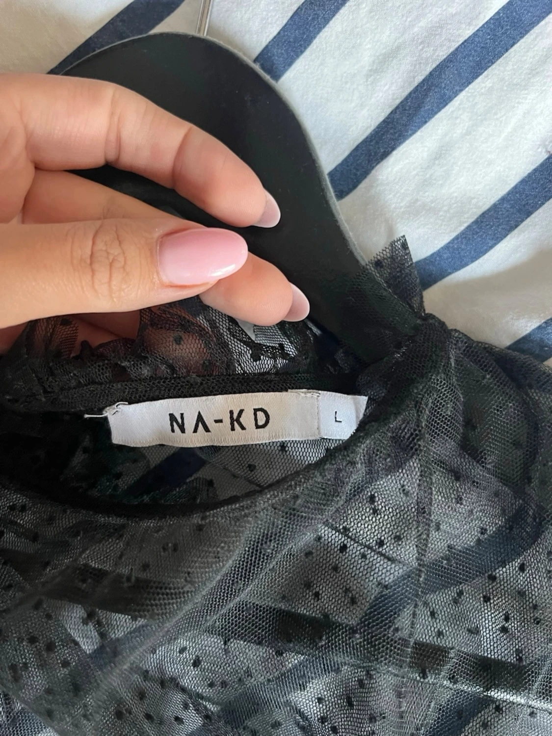 Svart mesh topp från NA-KD - 1