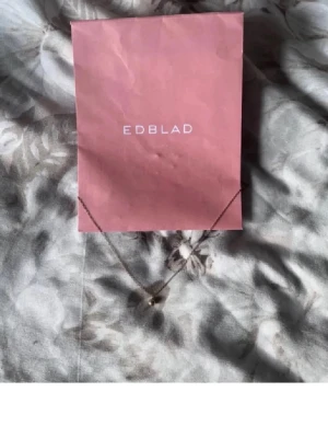 Guldfärgat halsband från Edblad - Snyggt halsband från Edblad i guldfärg med en enkel och stilren design. Halsbandet har en tunn kedja och ett litet runt hänge som ger en minimalistisk look. Perfekt accessoar för att lyfta din outfit.