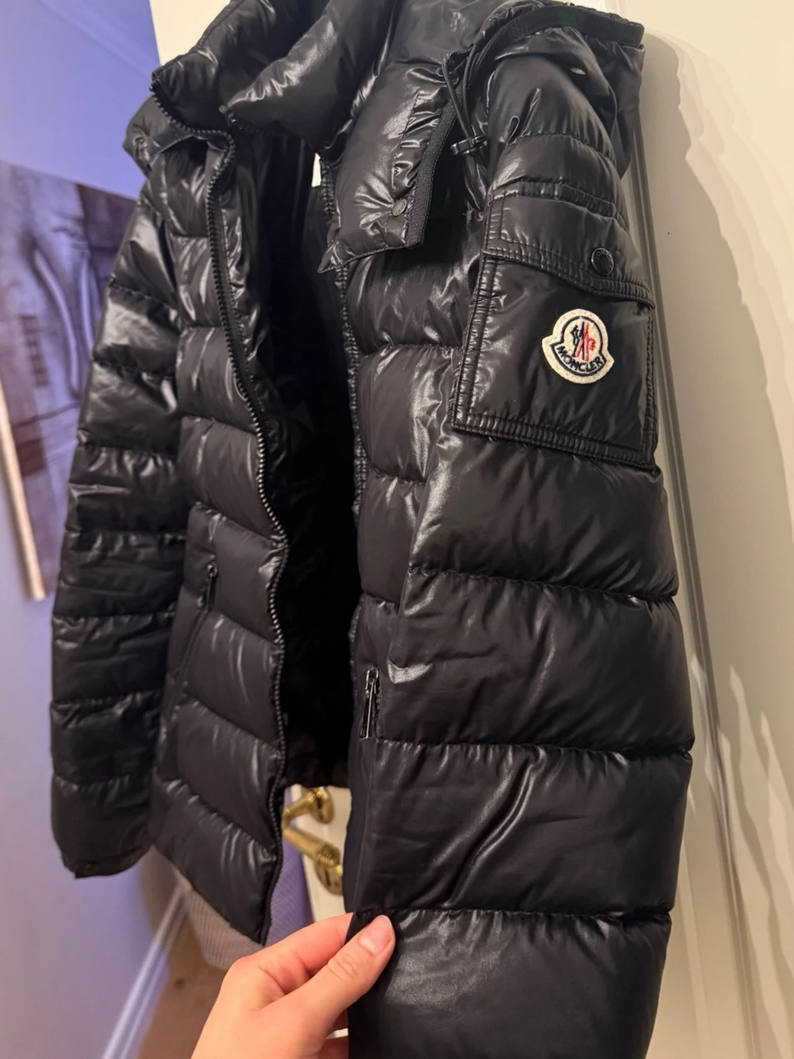 Svart dunjacka från Moncler - 1