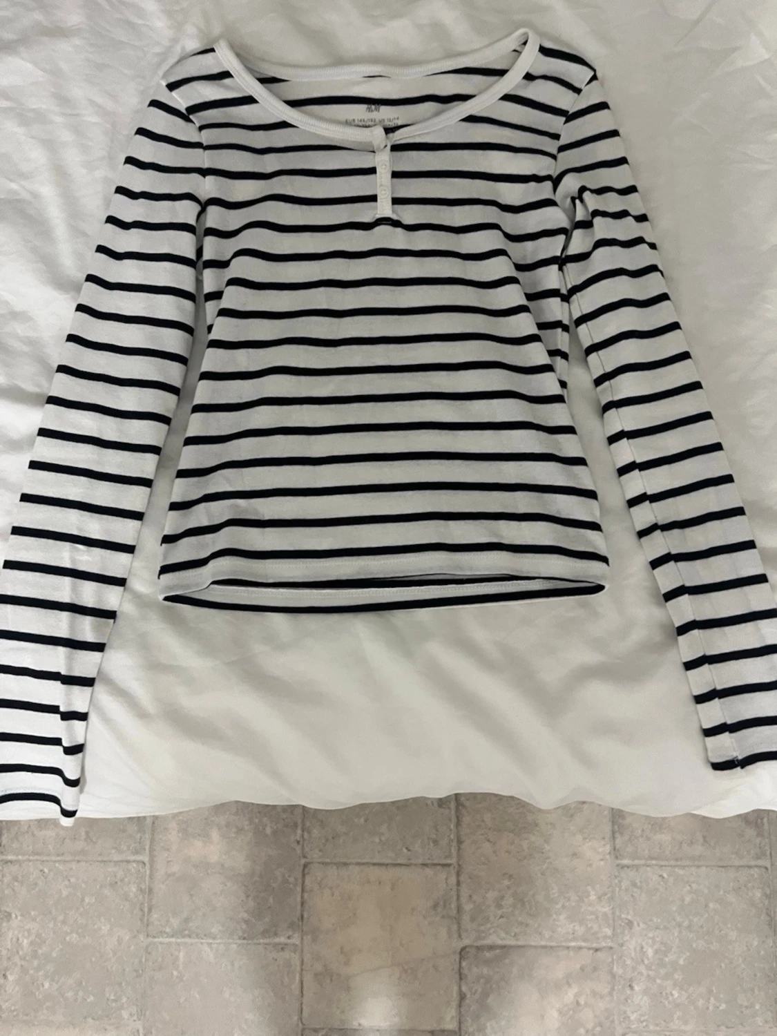 Randig långärmad topp från H&M - 3