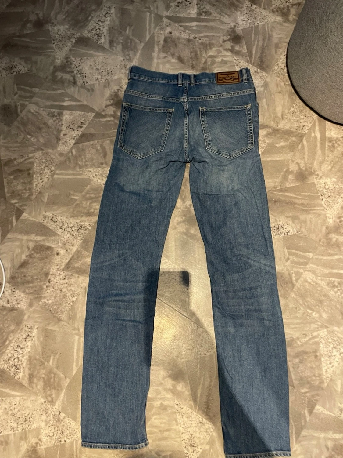 Blå raka jeans från Gant - 1