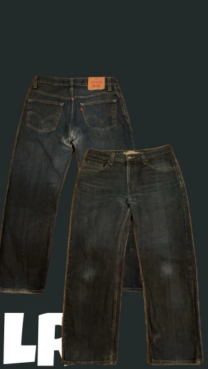 Vintage Levis jeans  - 🔹Ett par extremt coola Levis 559! 🔹Storlek: 32:30 men passar som 29/32  🔹Mått: längd: 100cm midja: 40cm benöppning: 22cm lår: 25cm 🔹Fråga gärna frågor!