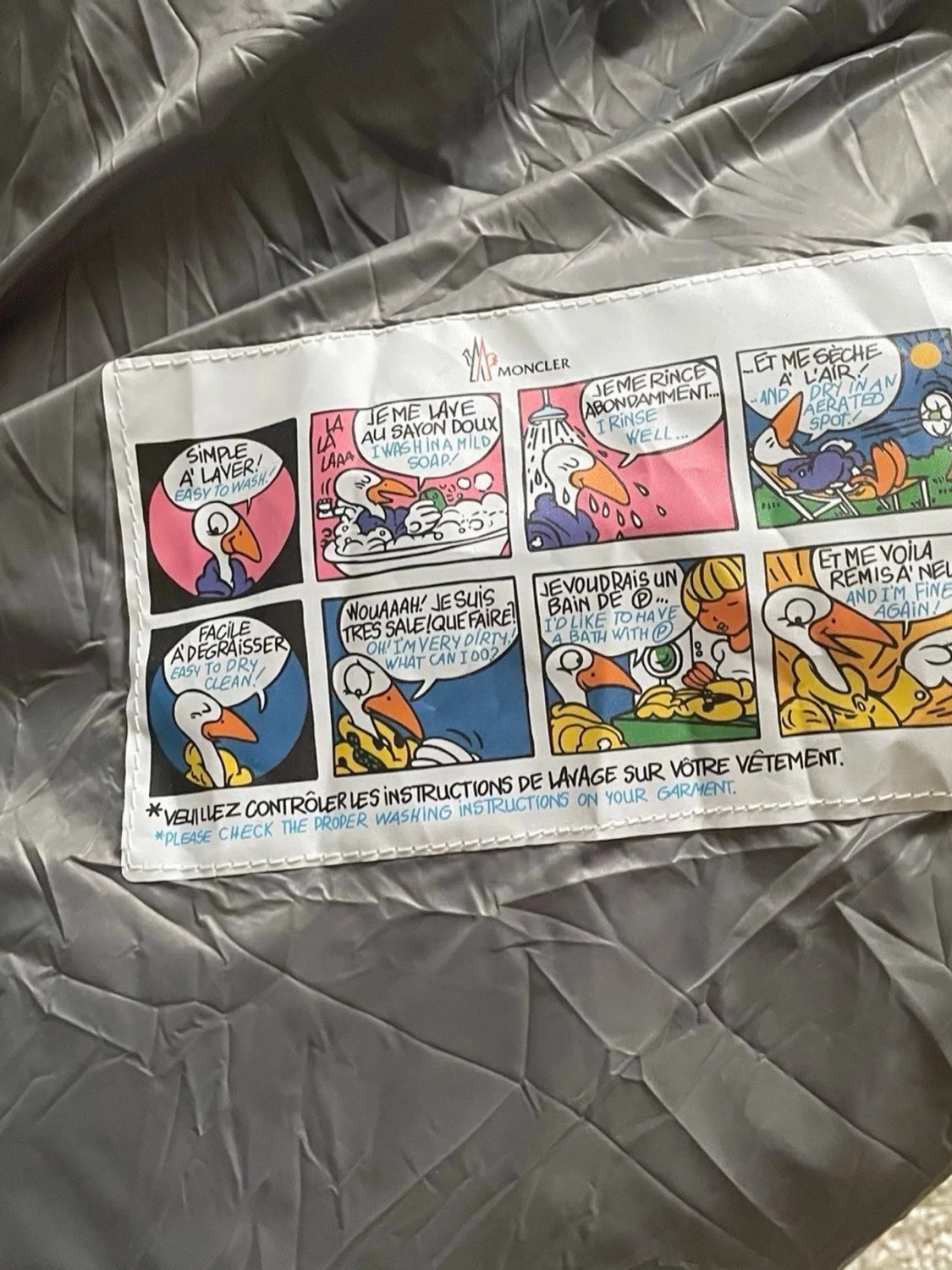 Svart moncler puffer jacka - 3