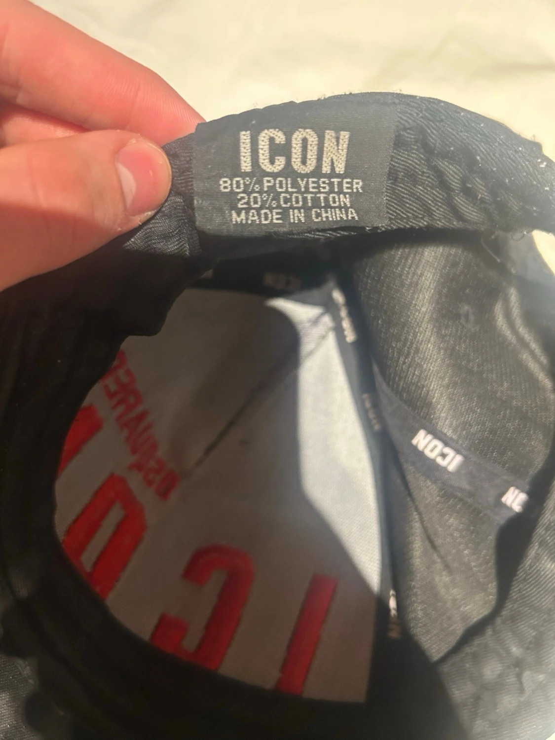 Svart Dsquared2 ICON keps - 2