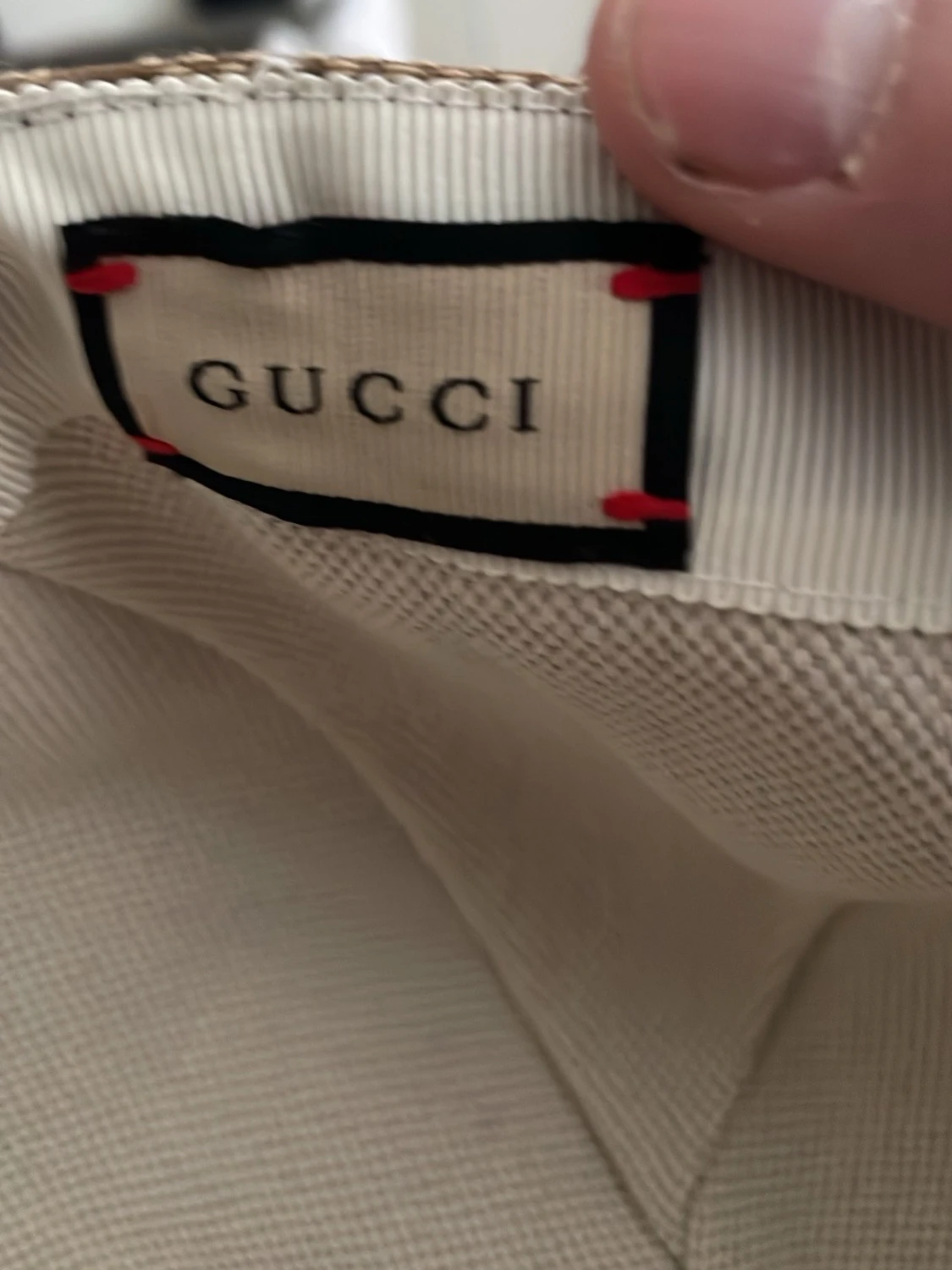 Beige GG keps från Gucci byte Äkta - 3