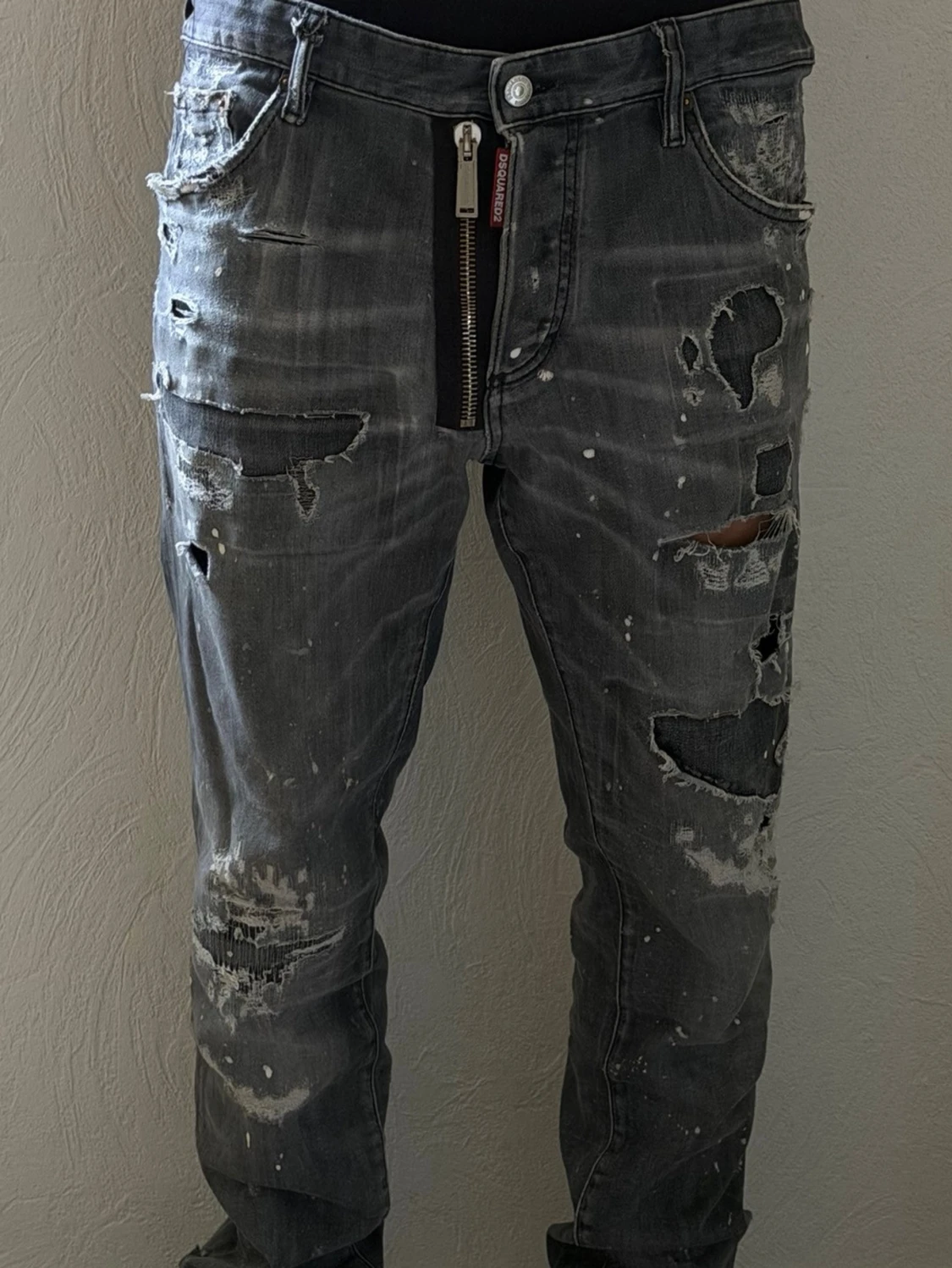 Grå slitna jeans Dsquared2 - 3