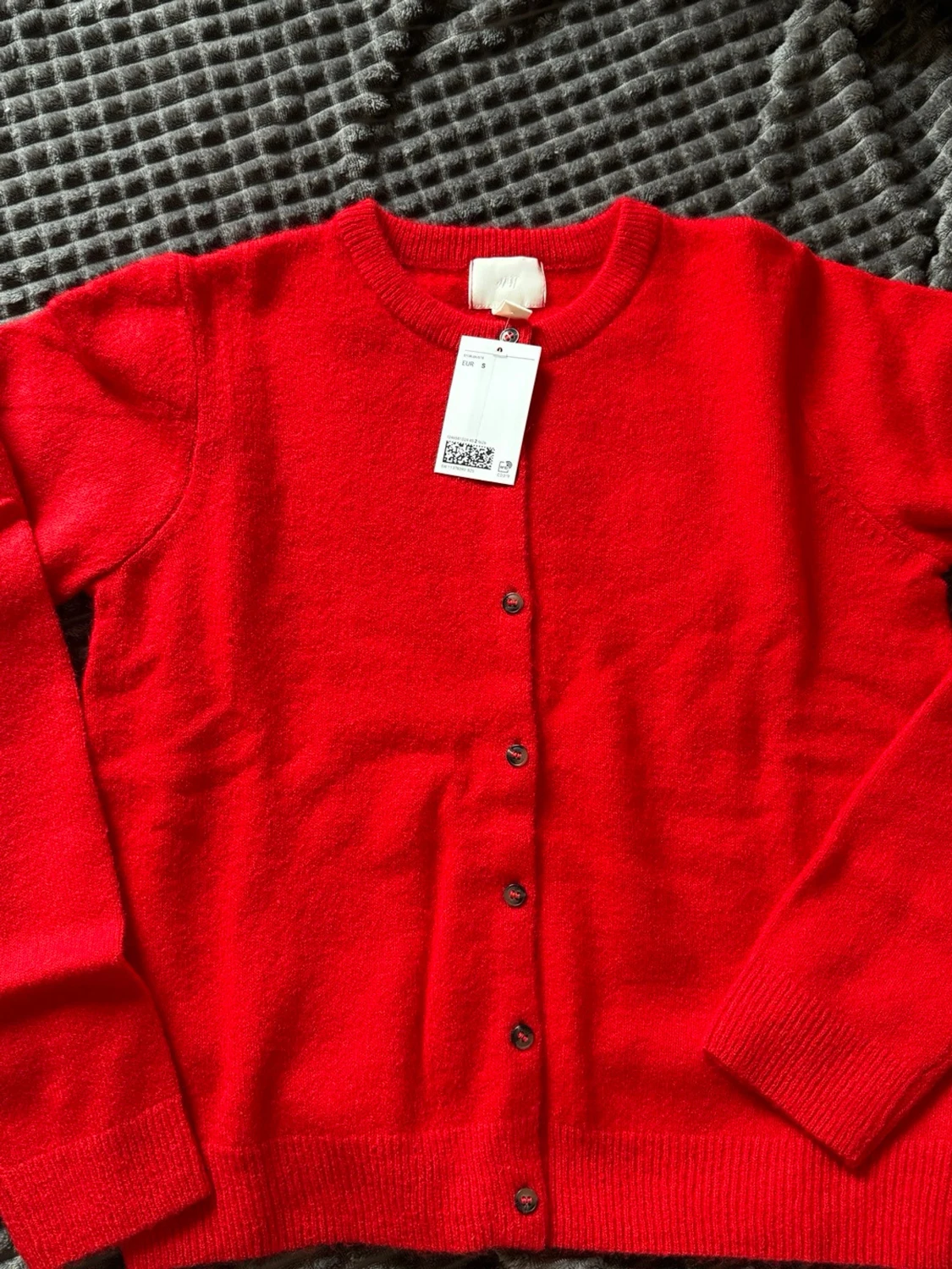 Röd kofta med knappar H&M - 2