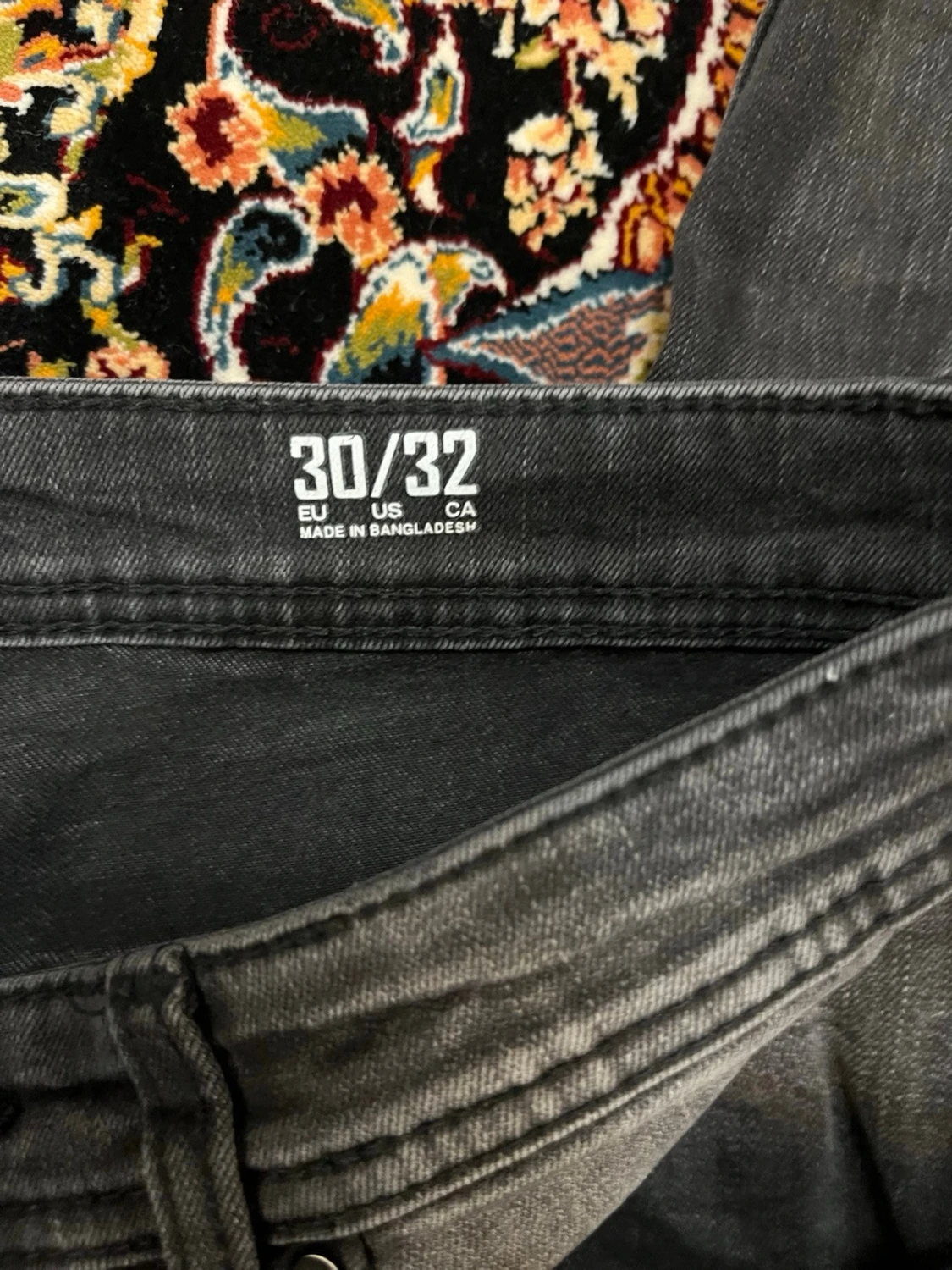 Svarta slim fit jeans från RS - 2