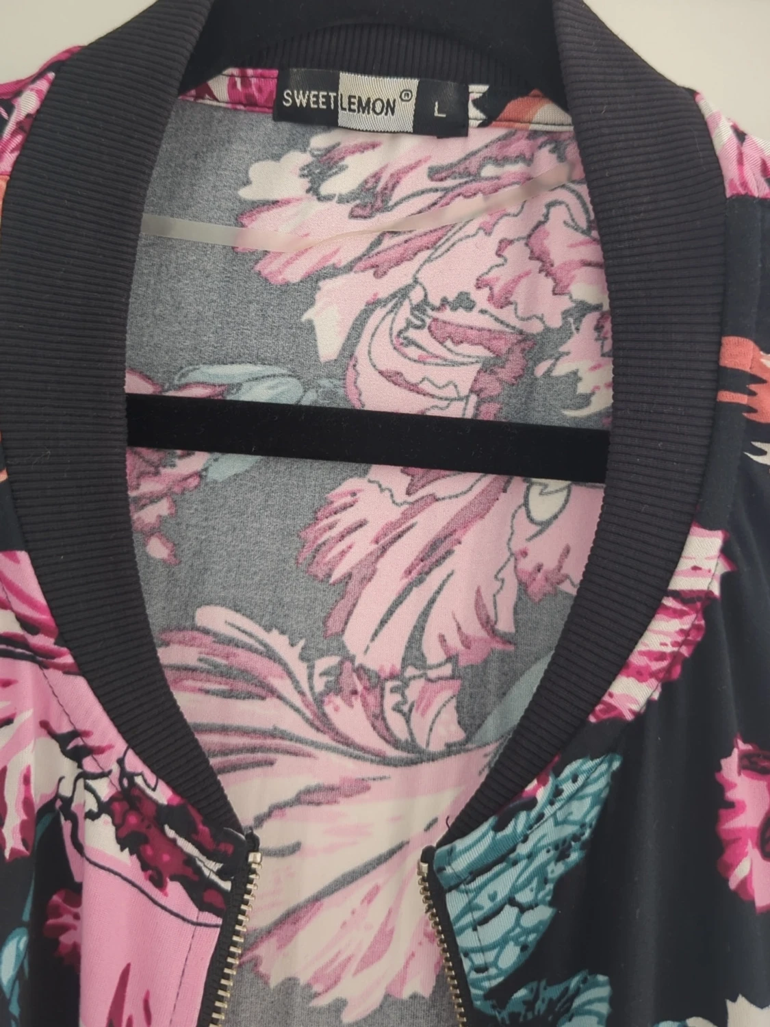 Blommig kofta/ jacka Sweet Lemon - 1