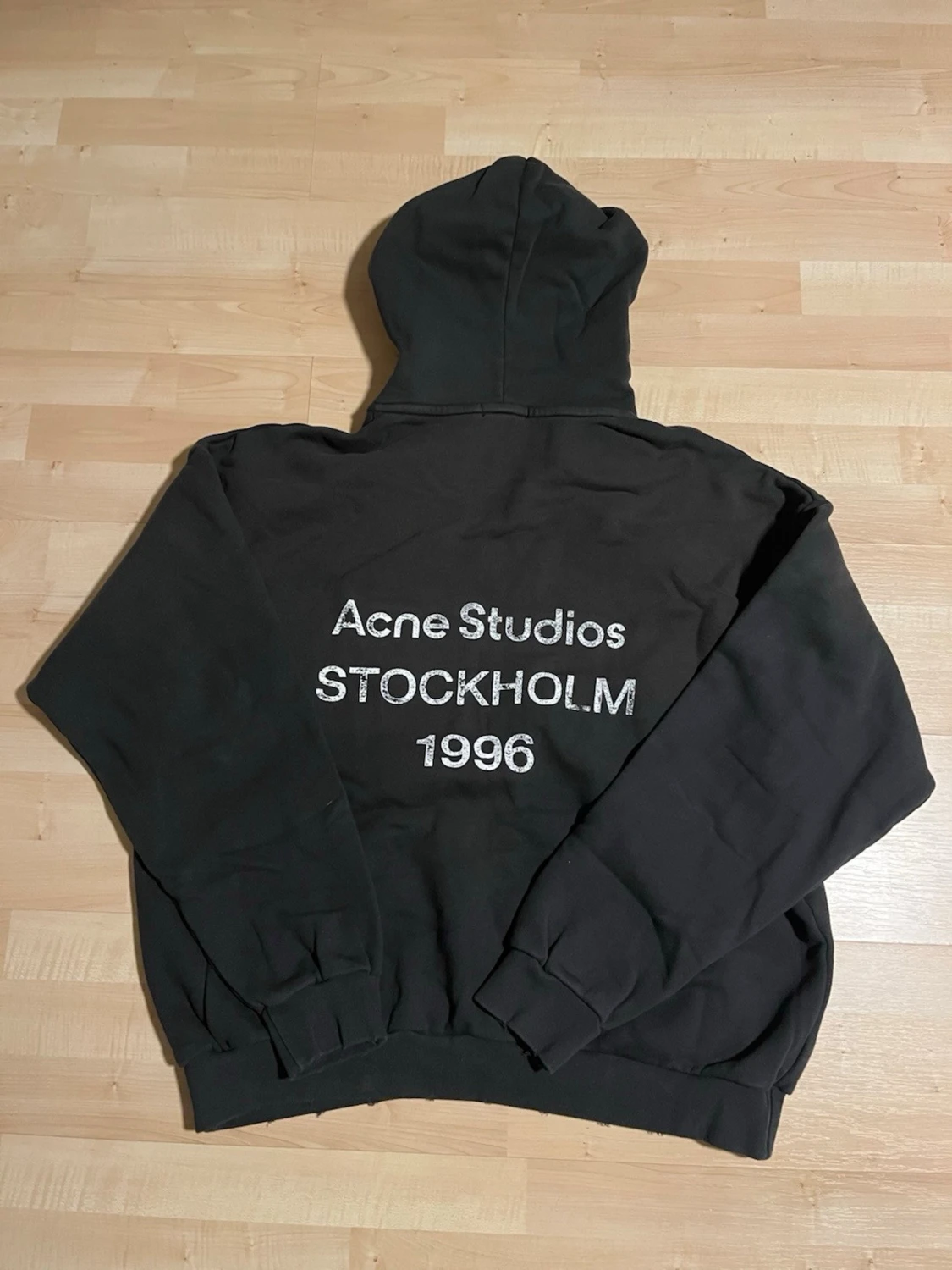 Svart hoodie Acne Studios Stockholm