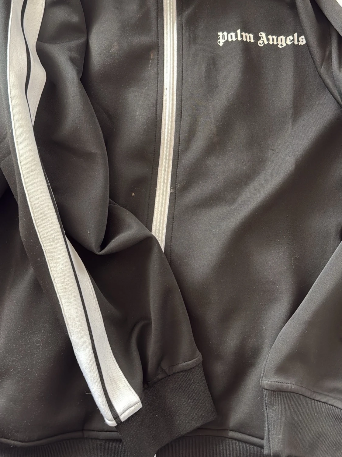 Svart ziptröja från Palm Angels