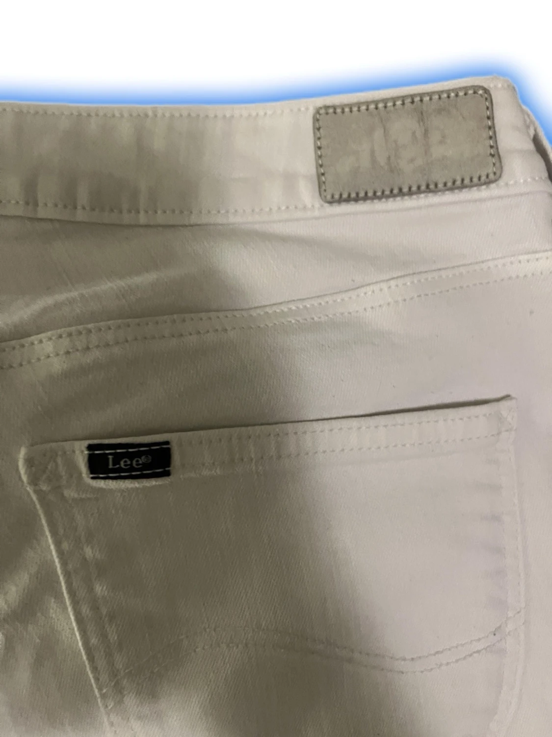 Vita raka jeans från Lee - 3