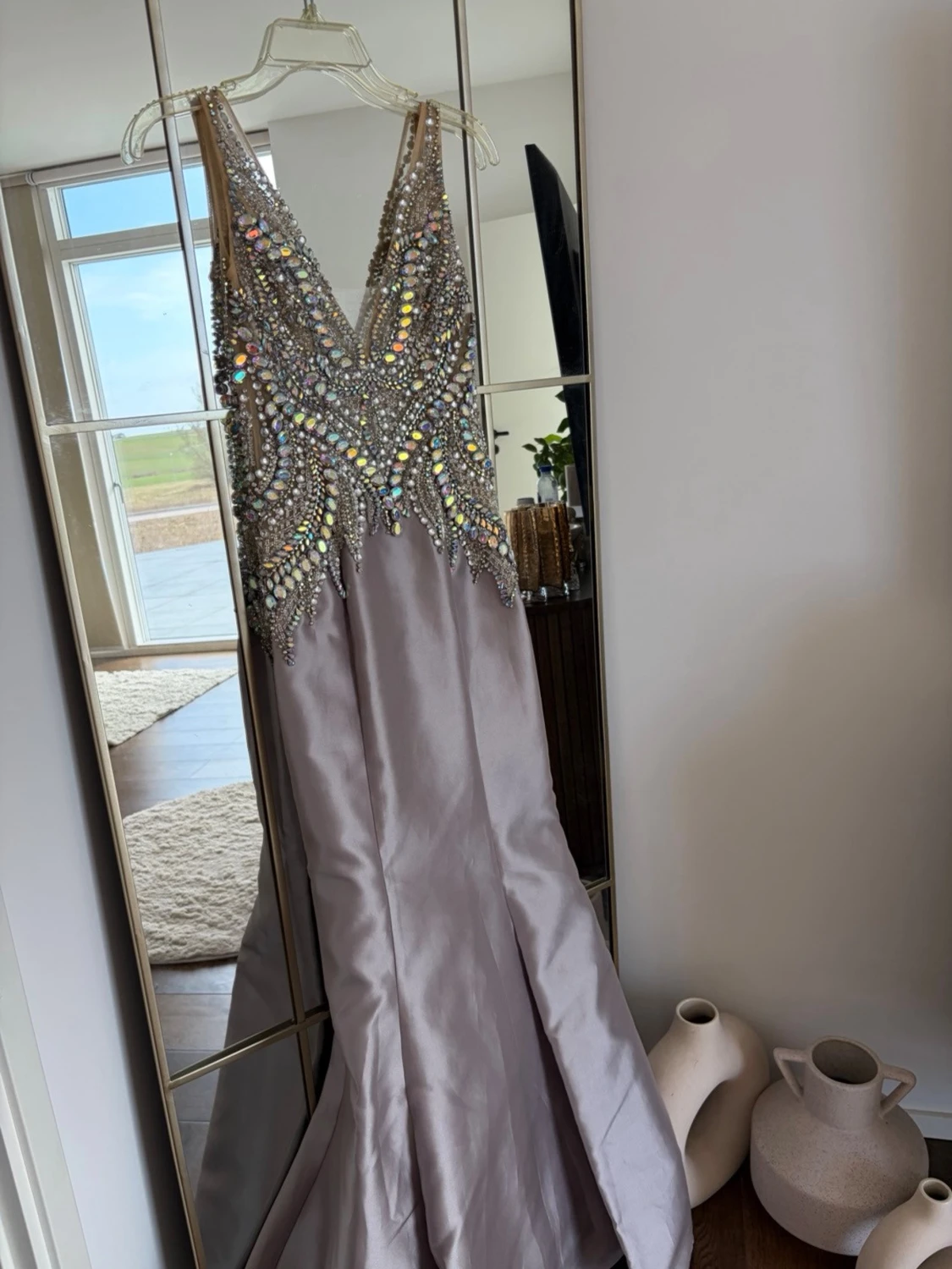 Jovani FestKlänning  med paljetter och stenar - 2