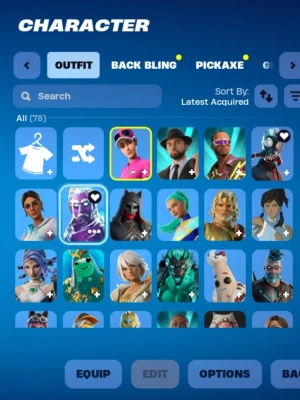 Fortnite Galaxy account  - Säljer ett exklusivt Galaxy Outfit skin till Fortnite. Skinet har ett unikt galaxmönster i blått, lila och vitt och ingår i Galaxy-setet. Kan användas i Battle Royale, Fortnite Festival och Rocket Racing. Perfekt för dig som vill sticka ut i spelet. skiner som bara släpps 1 gång och är ett extremt rare konto/skin hör av dig vid intresse