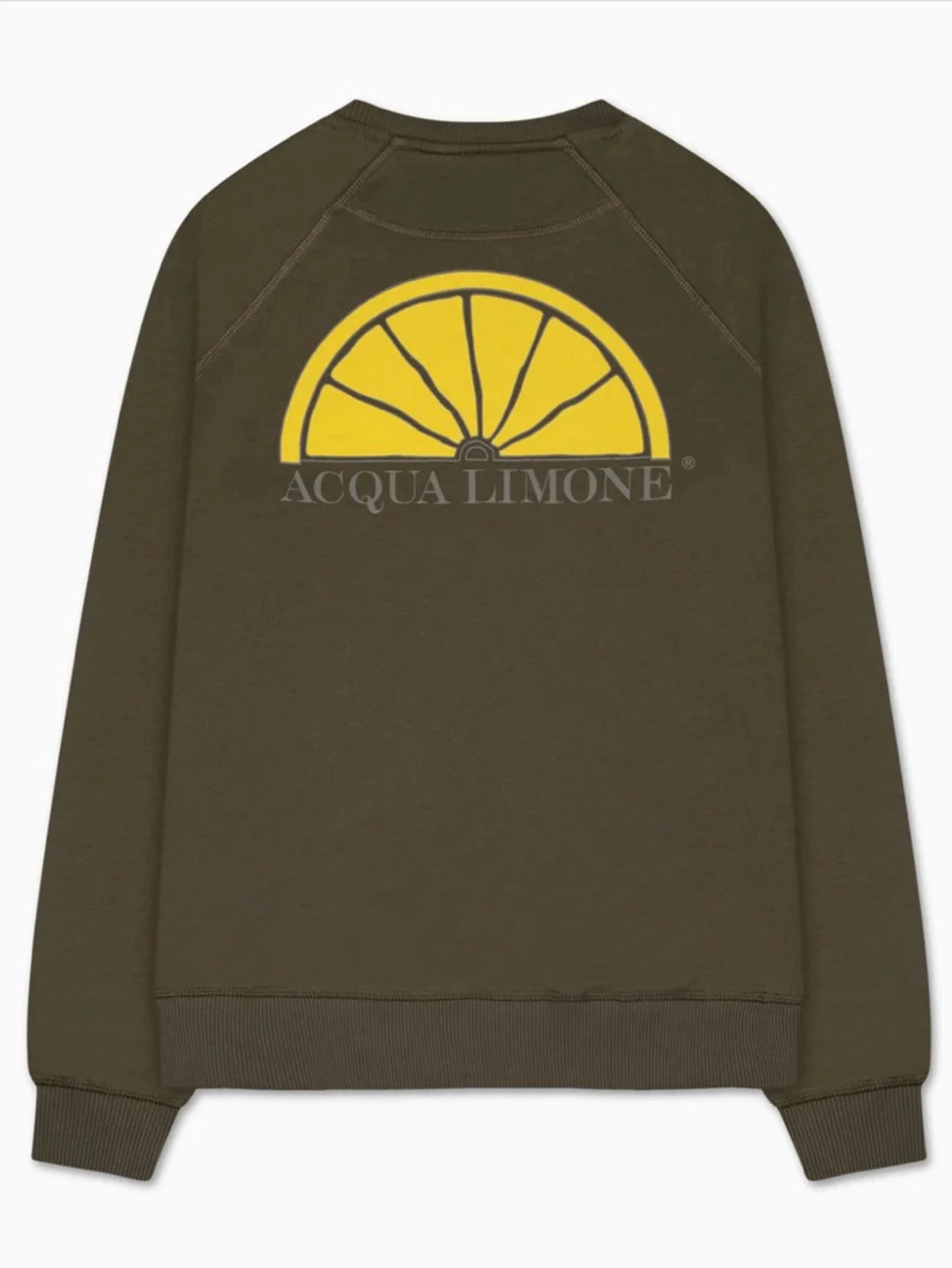 Olivgrön sweatshirt Acqua Limone - 1