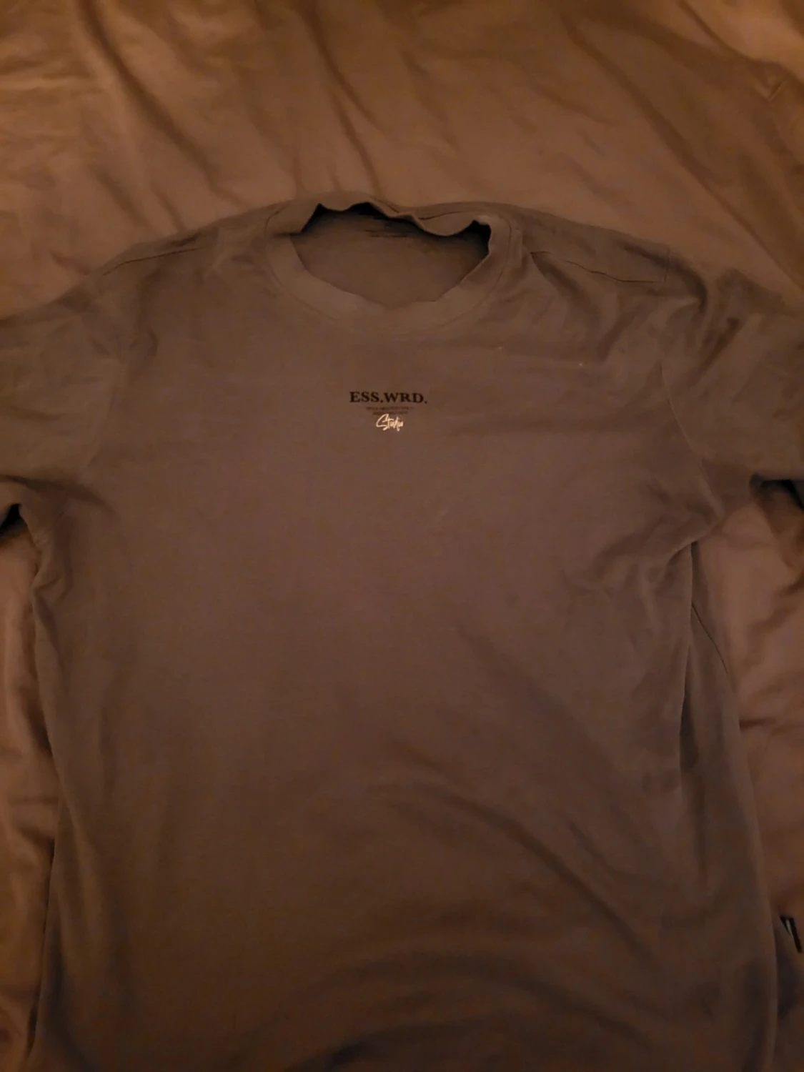 Grå ESS.WRD. Studio t-shirt - 1