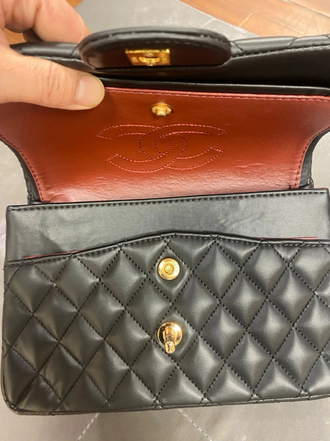  svart handväska - 3