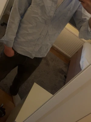 Ralph Lauren ljusblå skjorta💙 - Ljusblå Ralph lauren skjorta💙                               Storlek S                                                                   Superfint skick, knappt använd!                          Perfekt clean basic till både vardag & uppklätt💫   snabb affär = bättre pris.             Den är ostryken men ser jätte fin ut annars!🤌