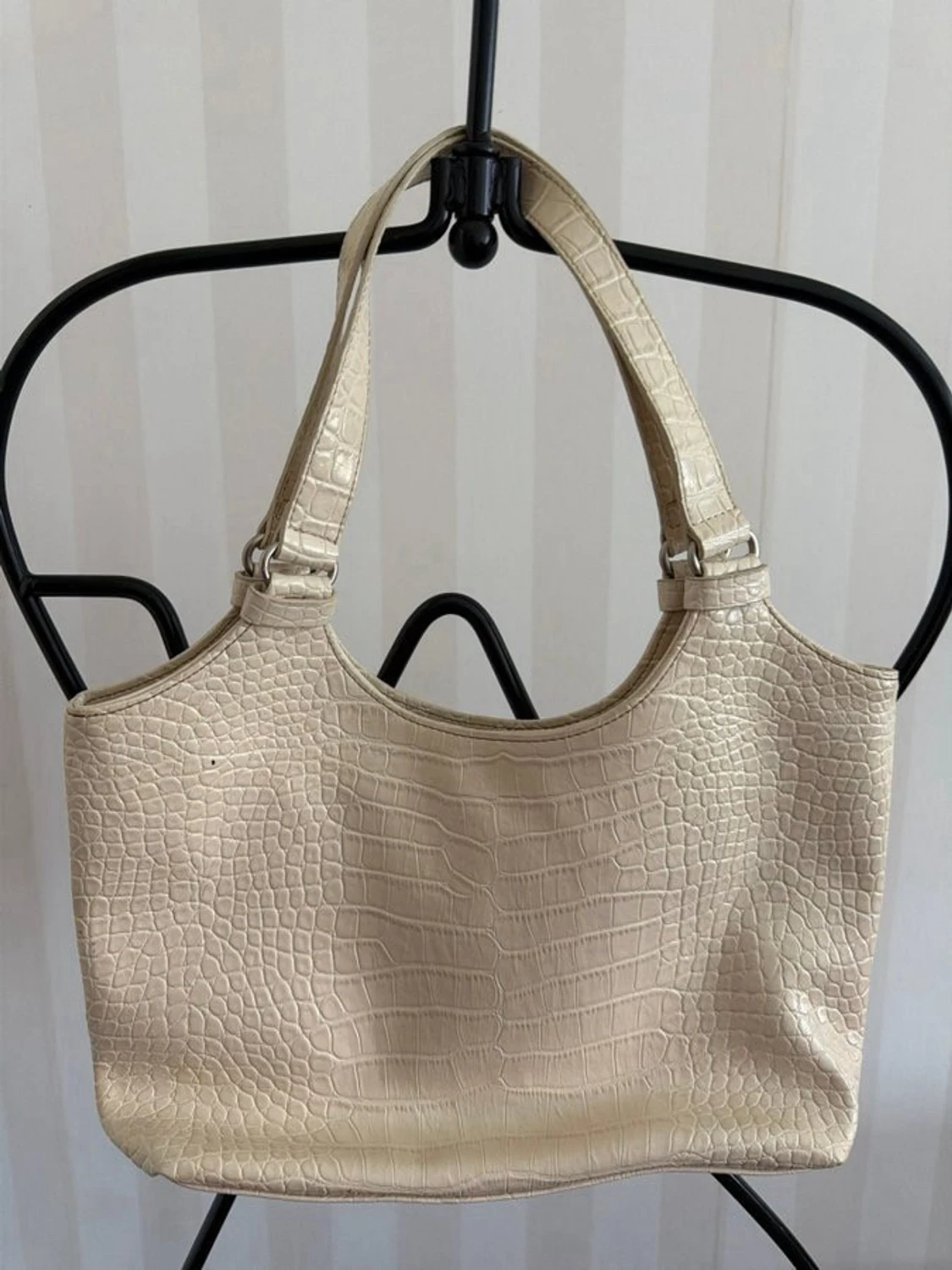 Beige croco handväska från Betty Barclay  - 1