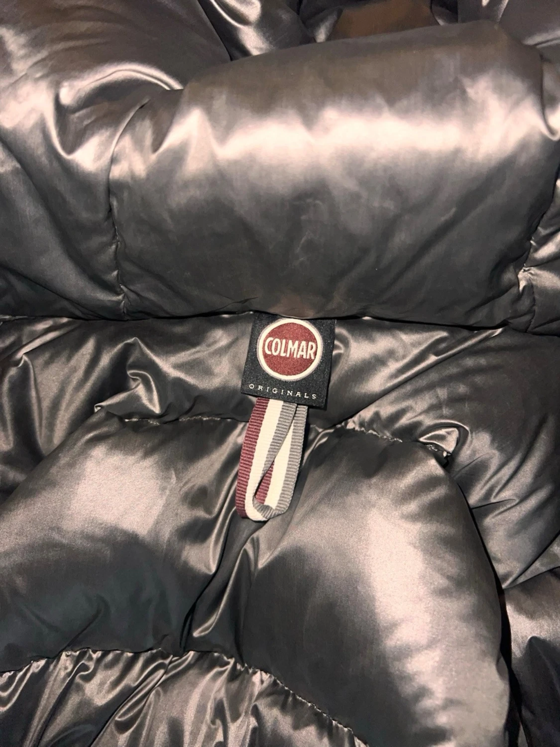 Svart lång dunjacka från colmar - 5