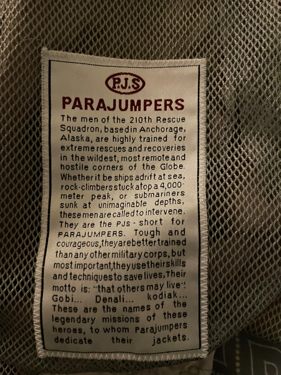 Beige vindjacka från Parajumpers S - 4