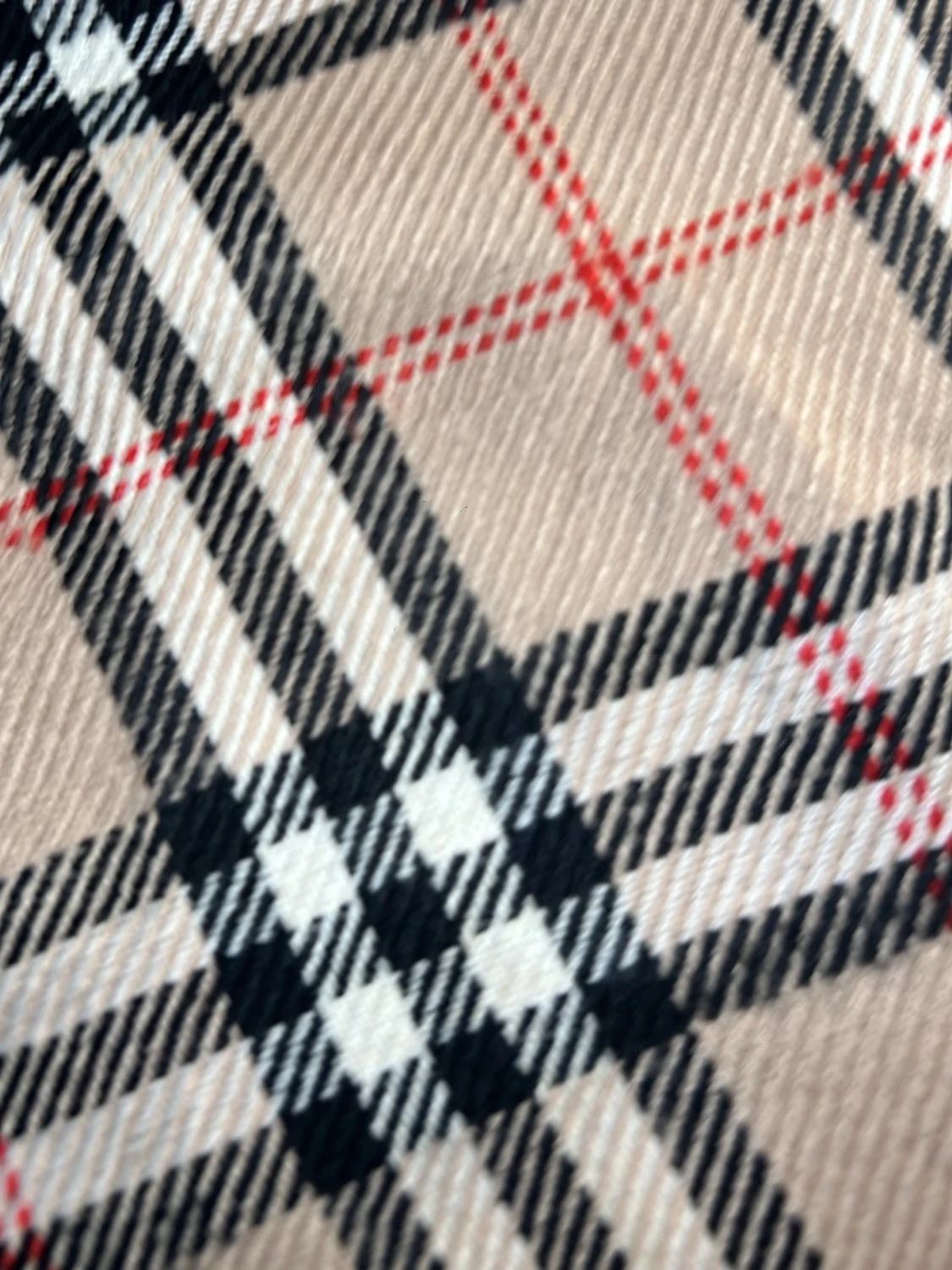 Beige rutig halsduk från Burberrys - 3