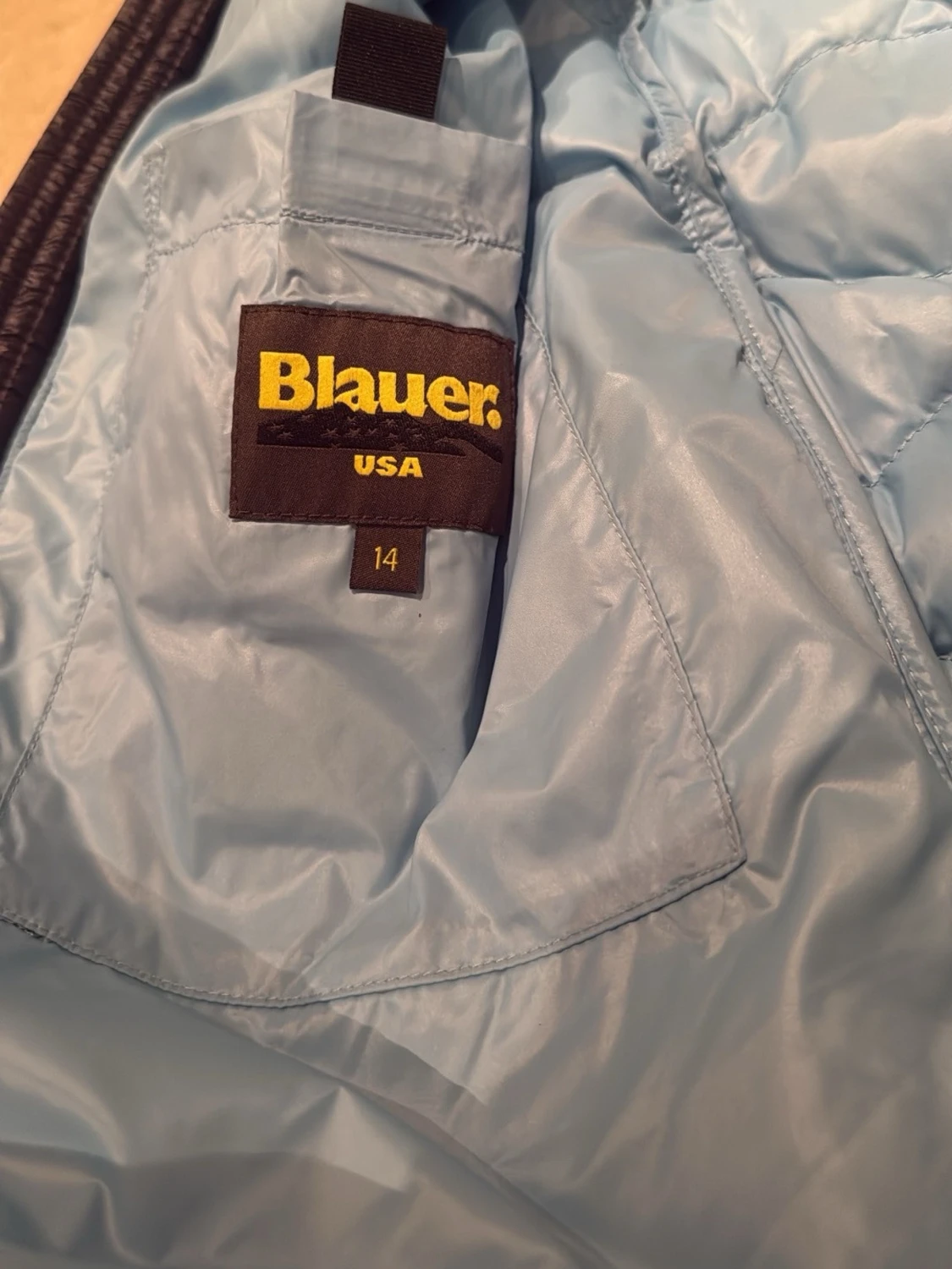 Skjut snygg blauer mörkblå väst - 2