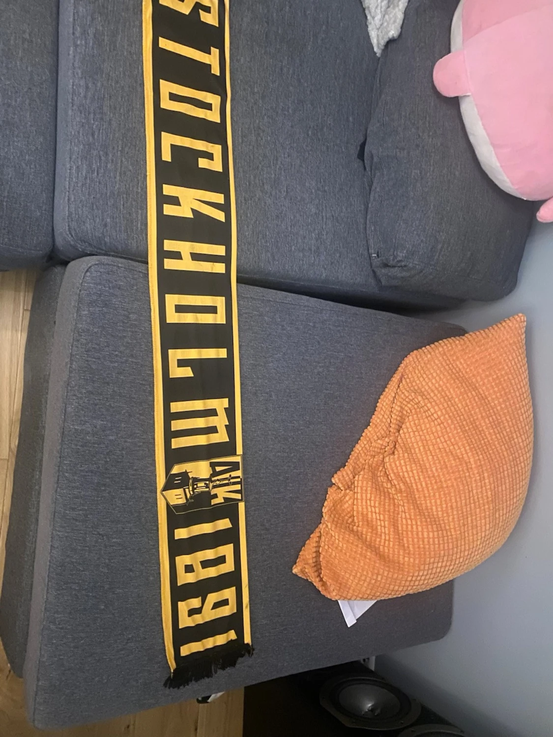 AIK Stockholm halsduk svart/gul