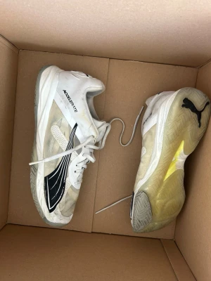 Puma accelerate nitro sqd - Säljer ett par Puma accelerate nitro sqd som inte finns att köpa längre. Skön passform och bra stabilitet. Använda men fortfarande mycket kvar att ge. Populär färg som snabbt sålde slut vid lanseringen. 
