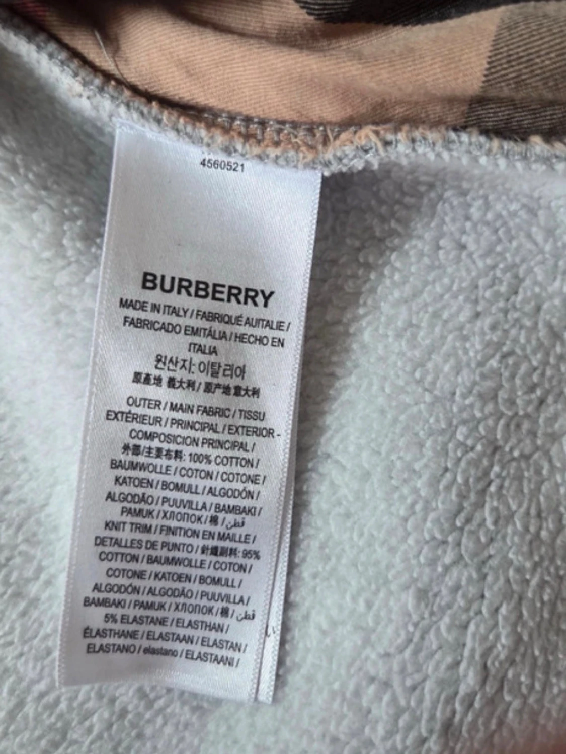 Burberry Zip grå - 2