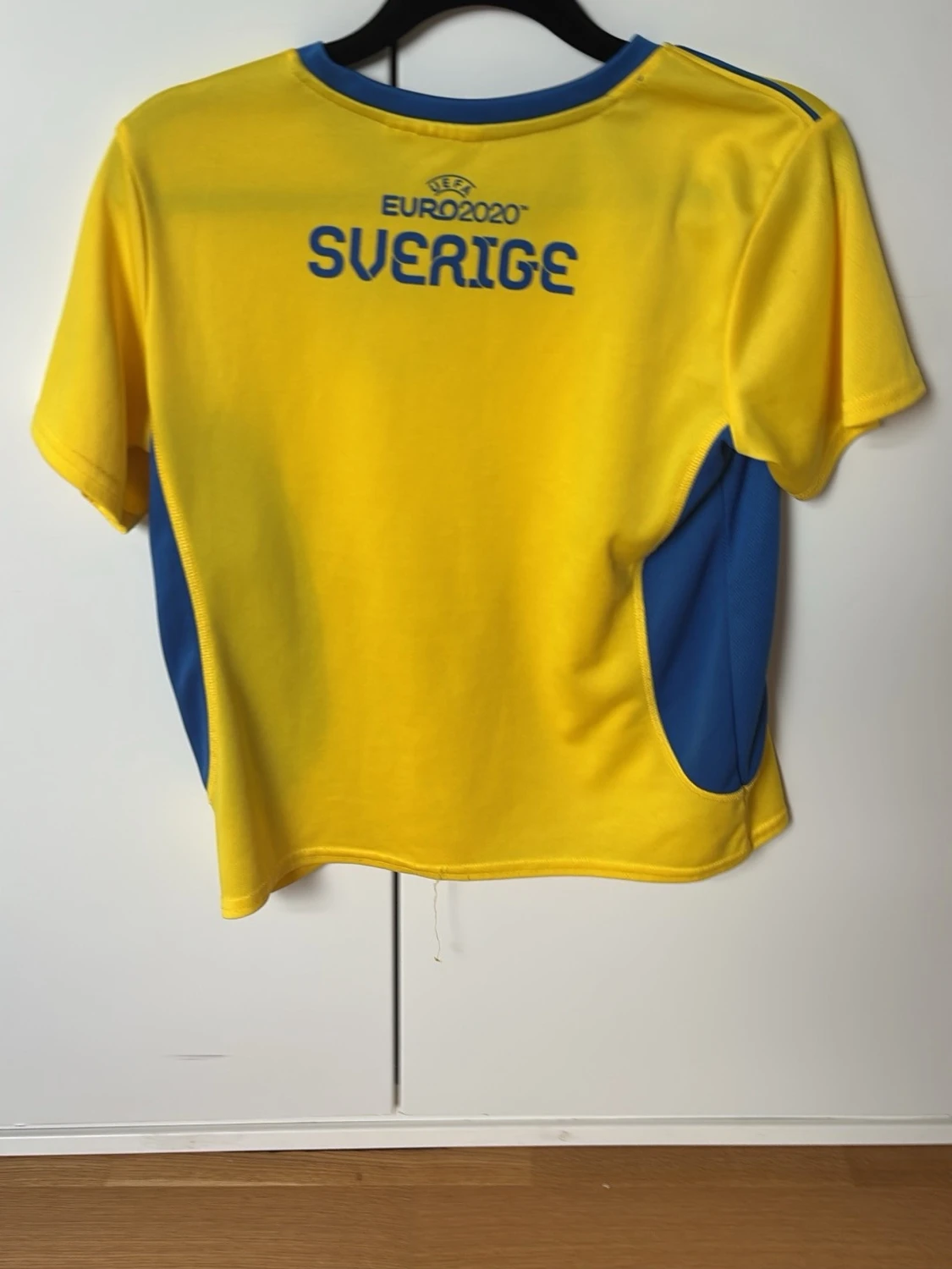 Sverige Euro 2020 fotbollströja gul/blå barn - 1