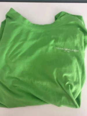 Grön t-shirt från Tommy Hilfiger - Snygg grön t-shirt från Tommy Hilfiger med diskret logga tryckt på bröstet. Klassisk rund halsringning och enkel design som passar perfekt till jeans eller shorts. Tillverkad i mjuk bomull för skön känsla hela dagen.