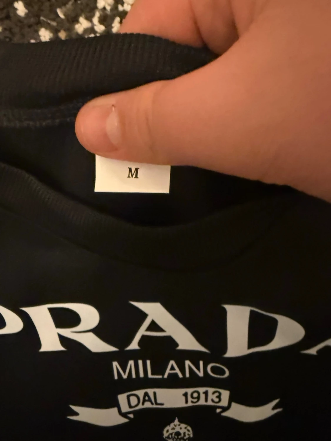 Svart sweatshirt från Prada - 3