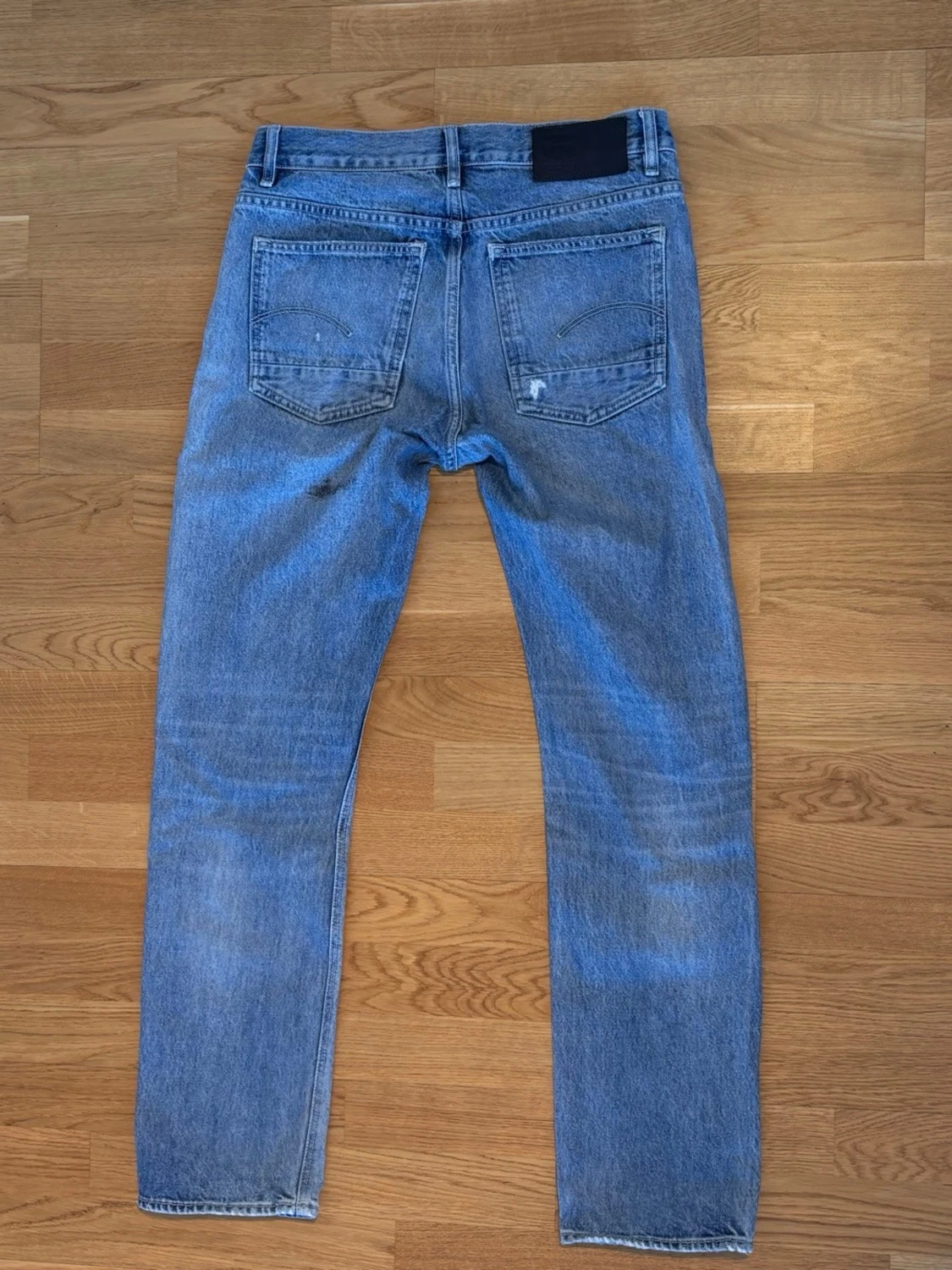 G-star raw ljusblå raka jeans - 1