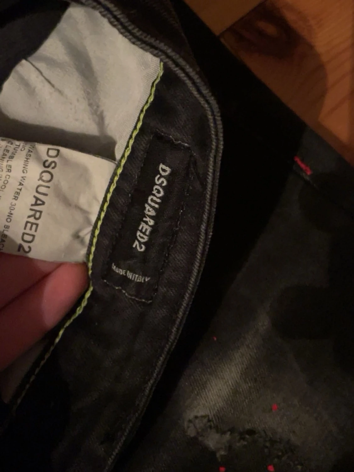 Svarta Dsquared2 jeans med detaljer - 3