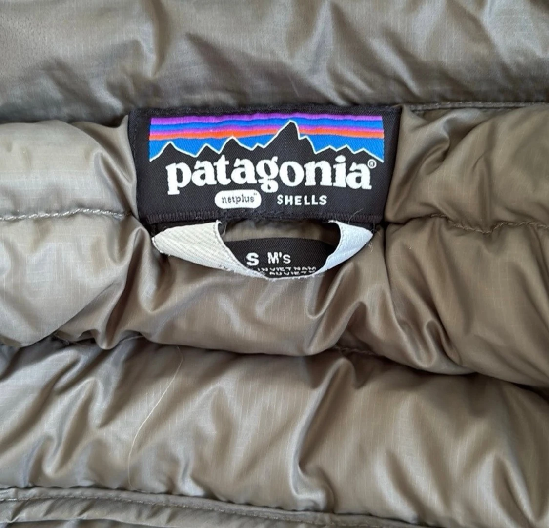 Grå/brun dunväst från Patagonia