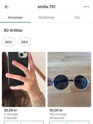 Vinted  - Kolla in min Vinted där jag är mer aktiv! https://www.vinted.se/invite/emilia.751 