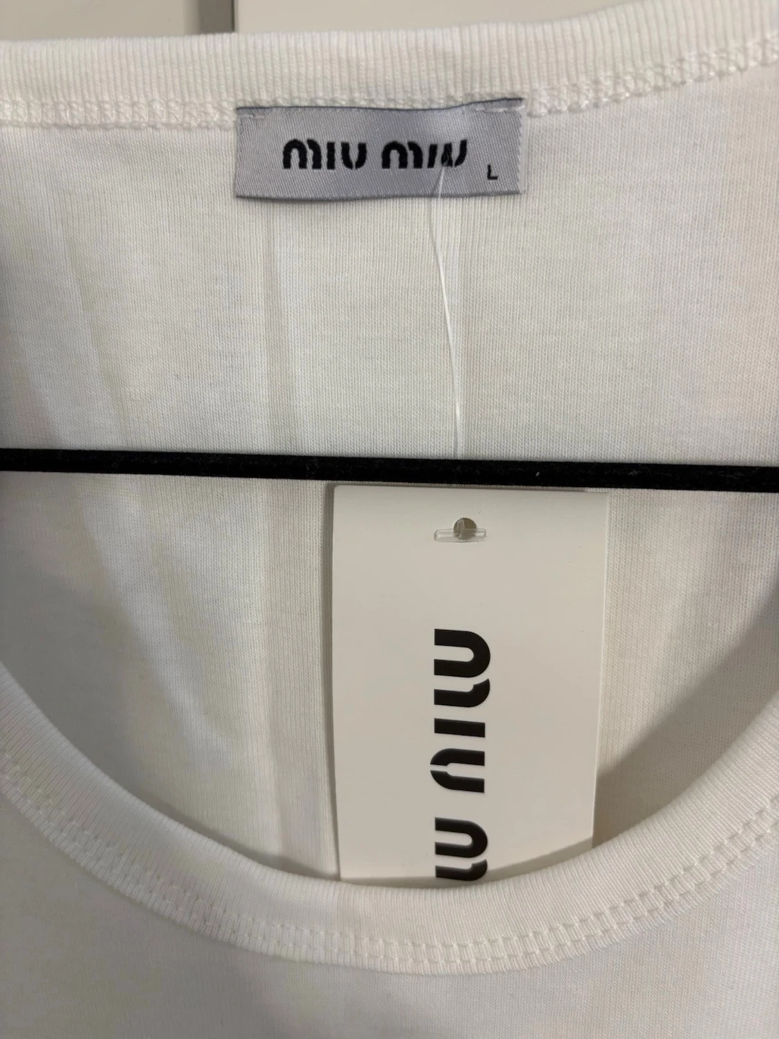 Vit linnetopp från Miu Miu - 1