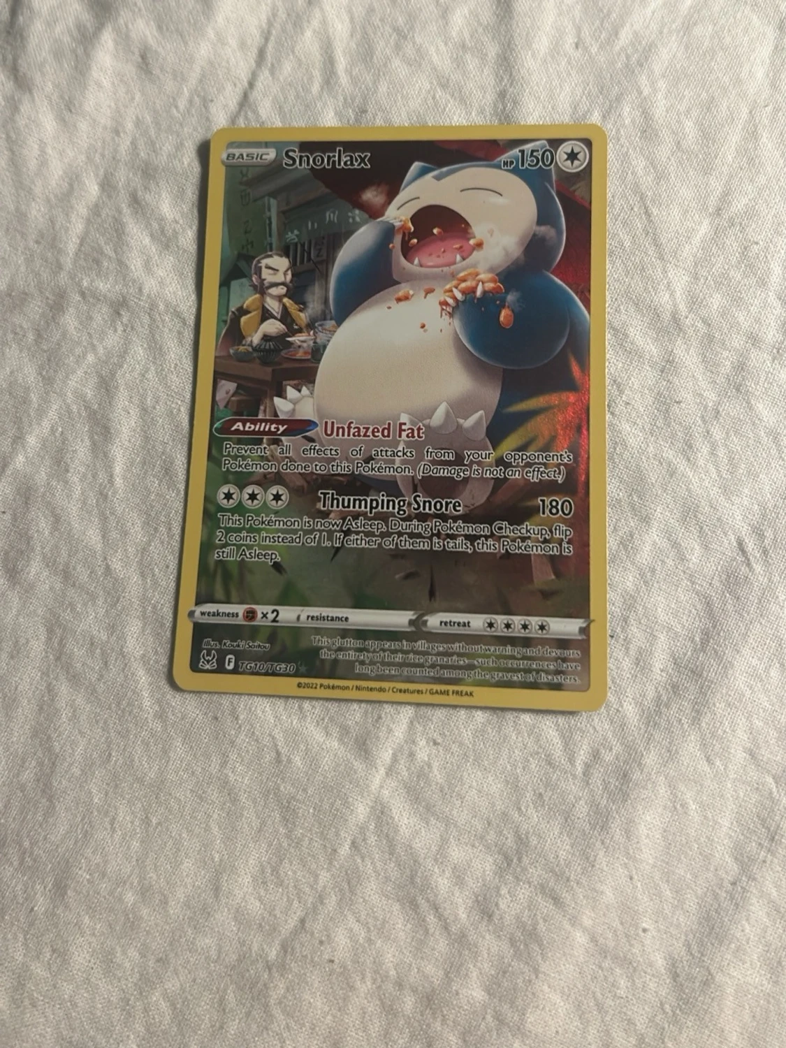 Snorlax Pokémonkort