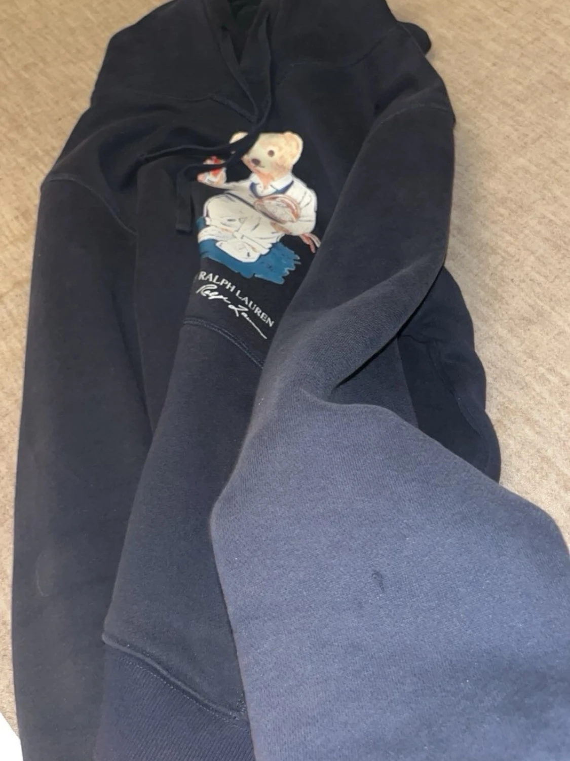 Mörkblå hoodie Polo Bear Ralph Lauren - 5