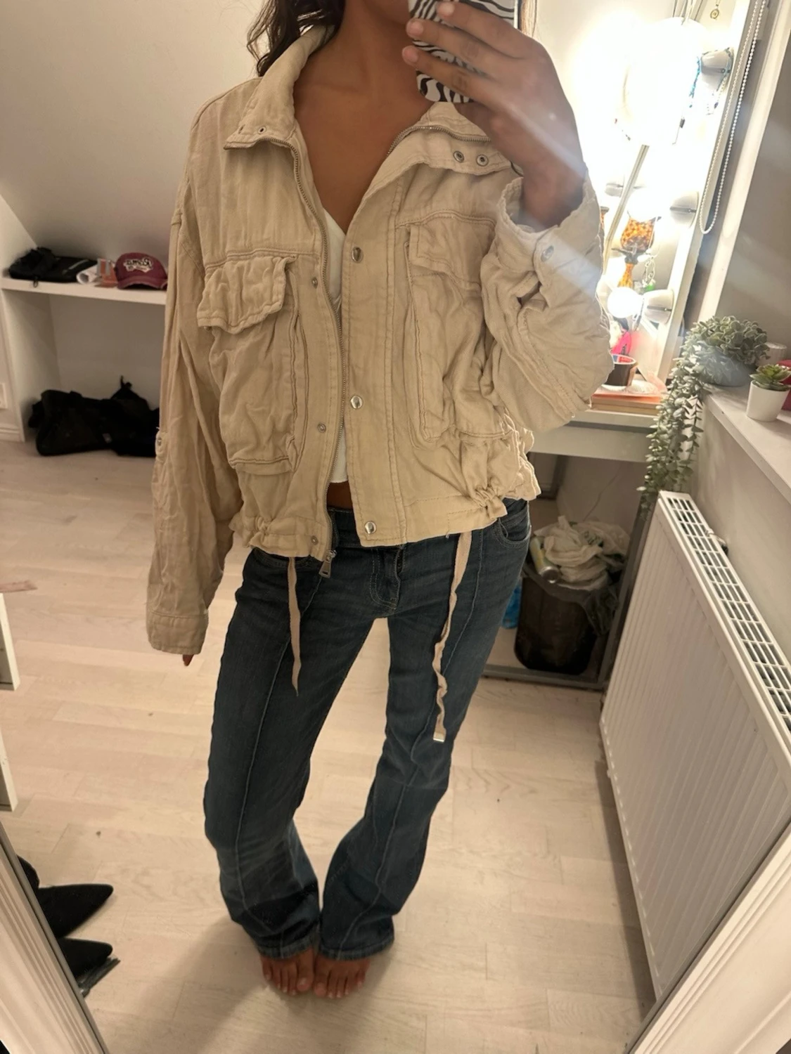 Beige vår jacka  - 3