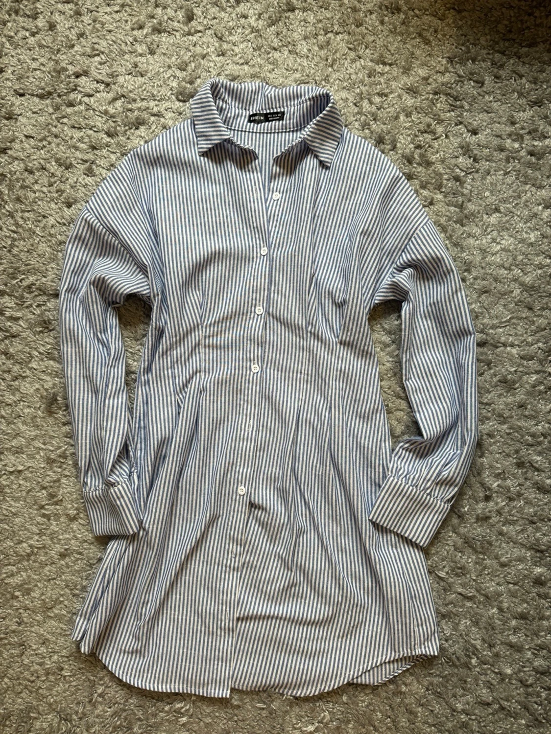 Blårandig skjorta  - 1