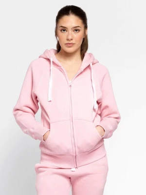 Russemerch tröja  - Snygg ljusrosa hoodie med dragkedja och vita snören i huvan från russemerch. Jätte fint skick, storlek XS, ny pris 749💗