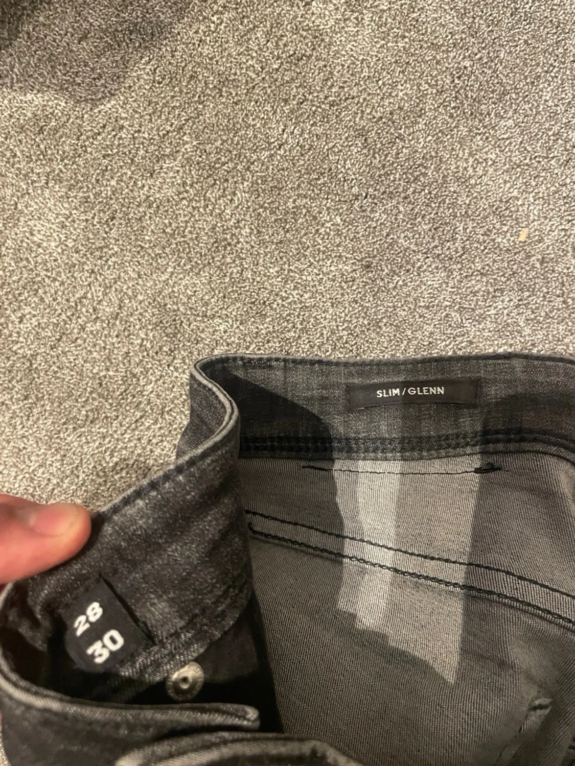 Svart fadade jackjones slimjeans - 2