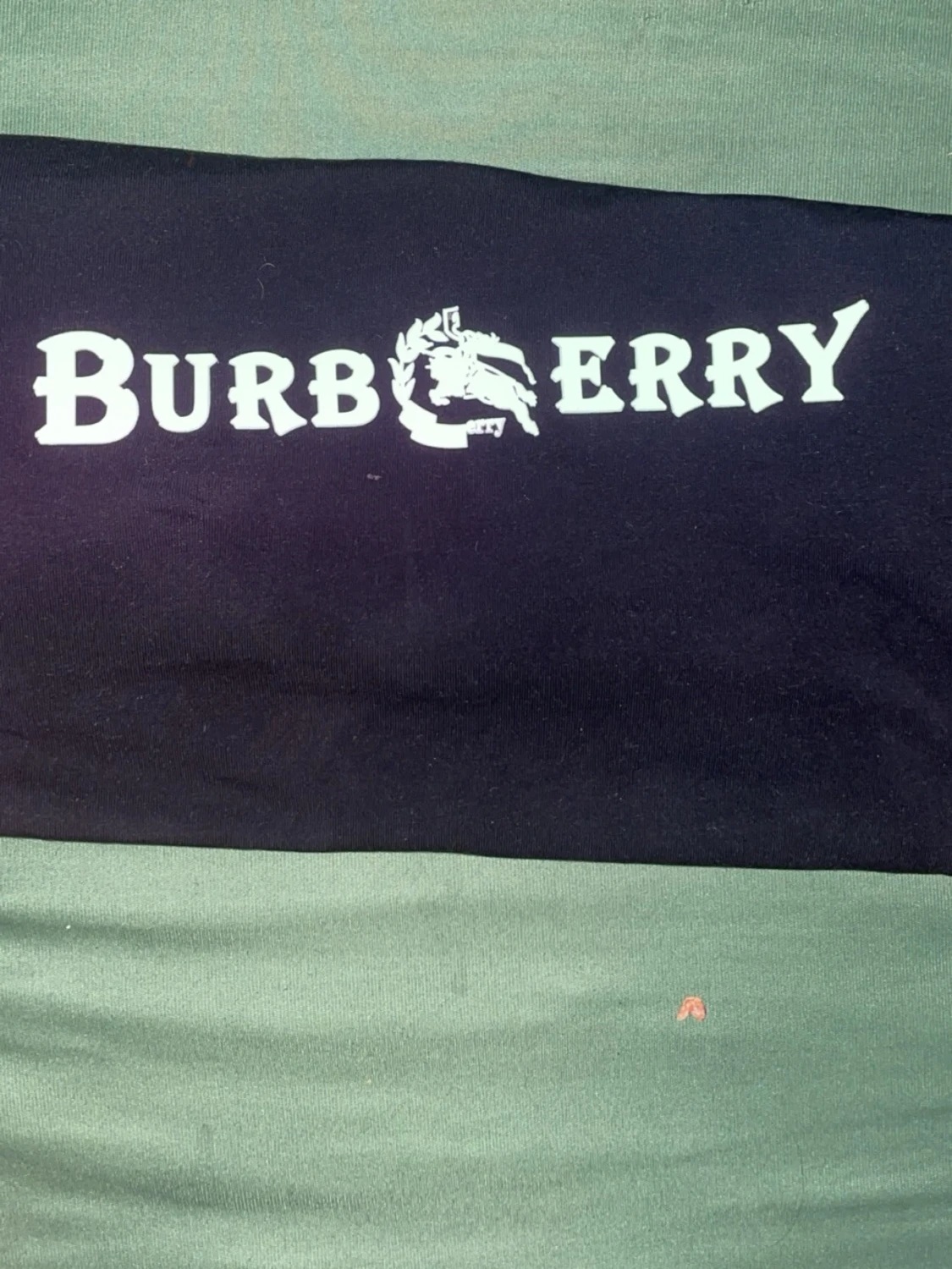 Svart Burberry t-shirt med tryck - 1
