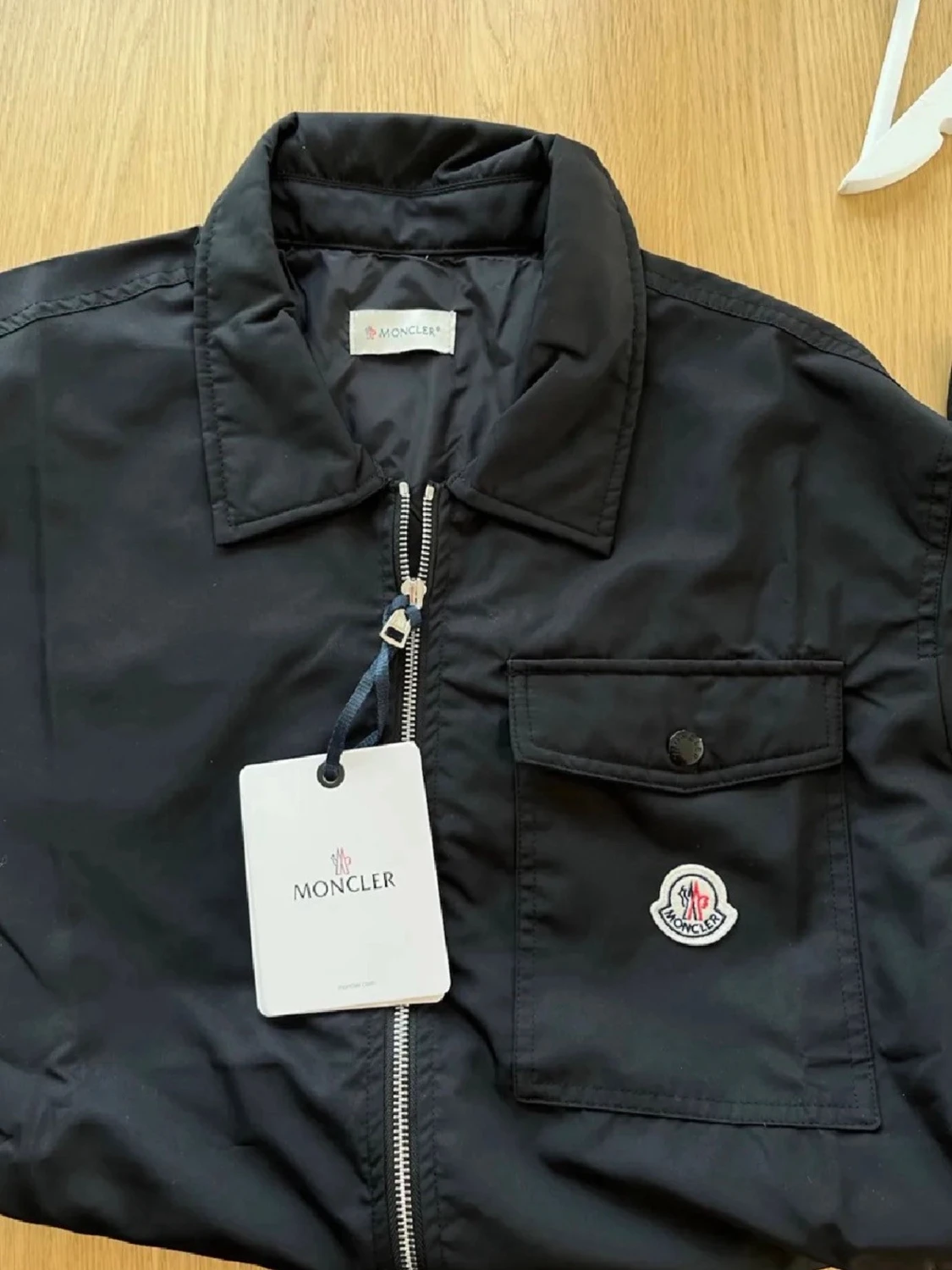 Svart Moncler overshirt med dragkedja - 2