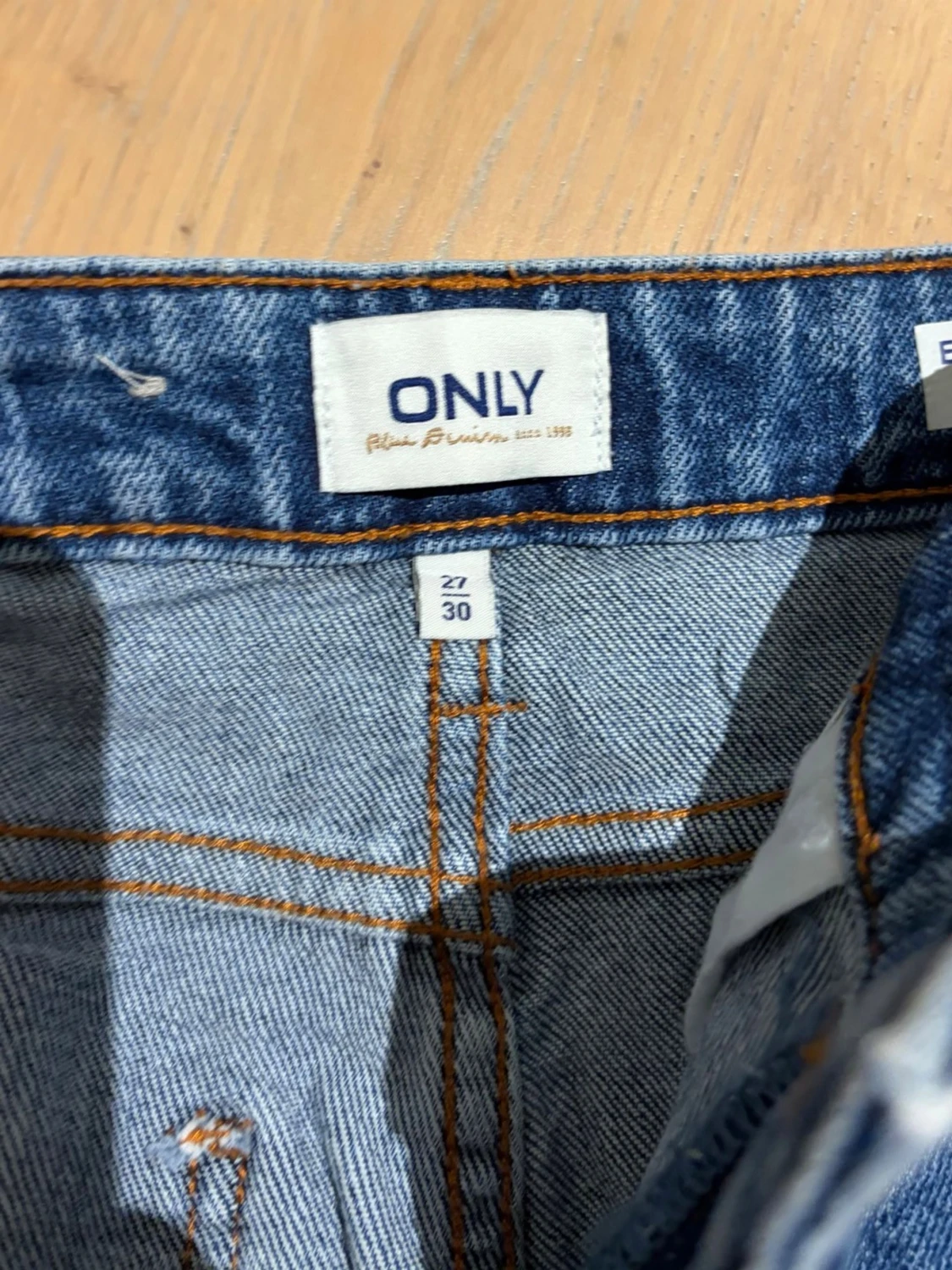 Blå jeansshorts från ONLY - 1